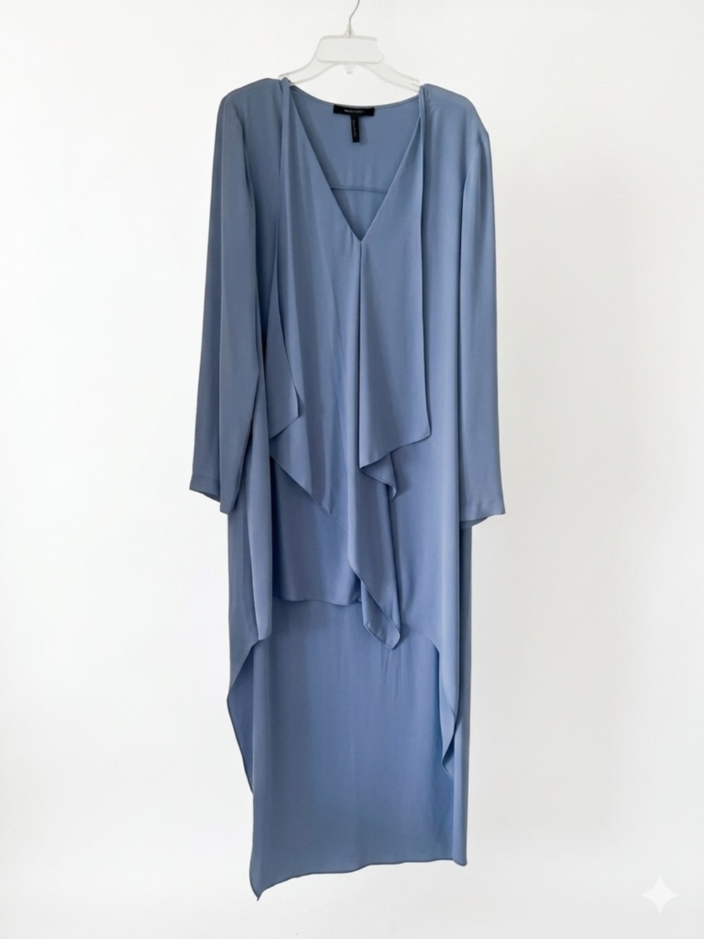 BCBGMaxAzria High-Low V-Neck Dress